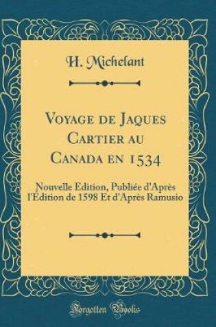 Cover of Voyage de Jaques Cartier Au Canada En 1534