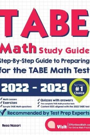 Cover of TABE Math Study Guide