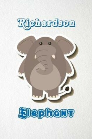 Cover of Richardson Elephant A5 Lined Notebook 110 Pages