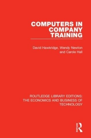 Cover of Computers in Company Training
