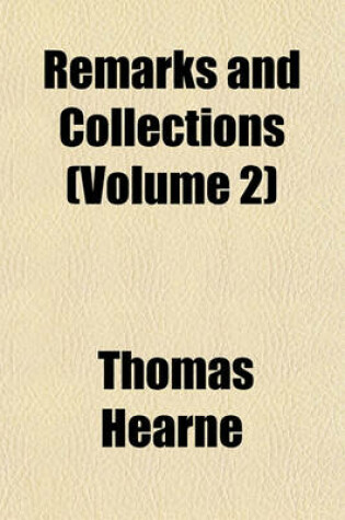 Cover of Remarks and Collections (Volume 2)