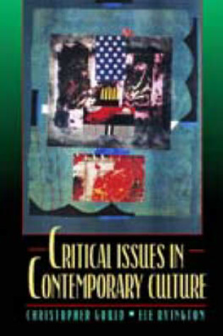 Cover of Critical Issues in Contemporary Culture