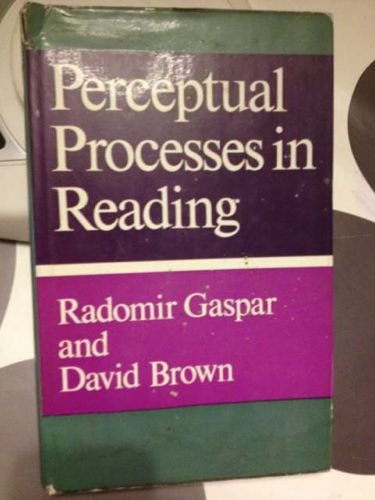 Book cover for Perceptual Processes in Reading