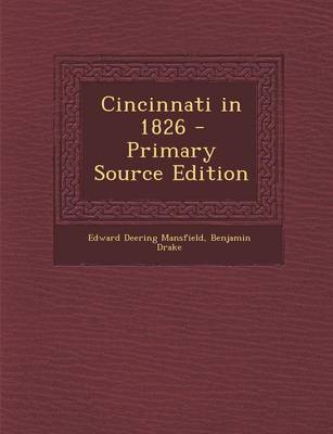 Book cover for Cincinnati in 1826