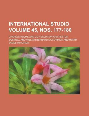 Book cover for International Studio Volume 45, Nos. 177-180