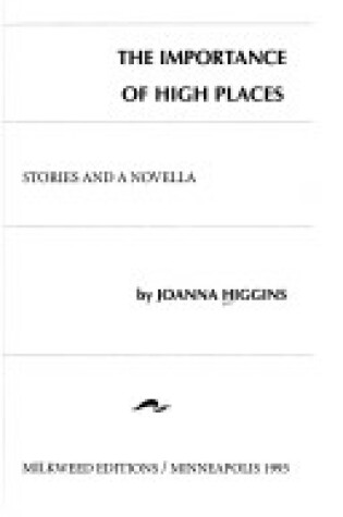 Cover of The Importance of High Places