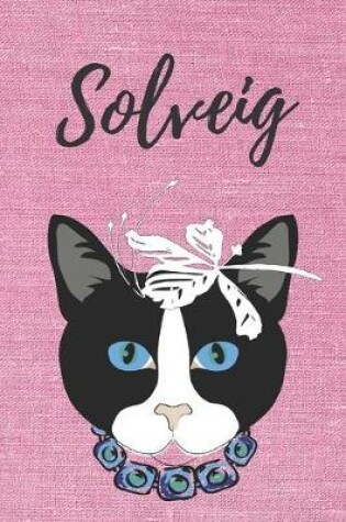 Cover of personalisiertes Notizbuch Katze / Notizheft / Journal / Malbuch / Tagebuch / Kritzelbuch / DIN A5 / Geschenk Solveig