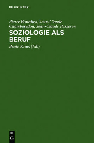 Cover of Soziologie als Beruf