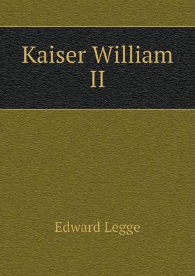 Book cover for Kaiser William II