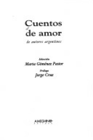 Cover of Cuentos de Amor de Autores Argentinos