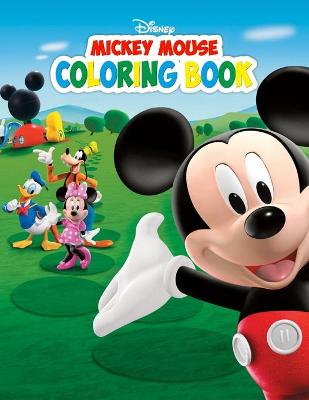 Book cover for Mickey Mouse Coloring Book