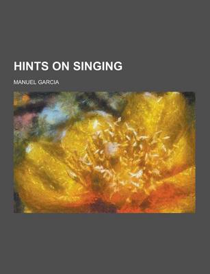 Book cover for Hints on Singing