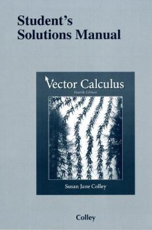 Cover of Student's Solutions Manual for Vector Calculus