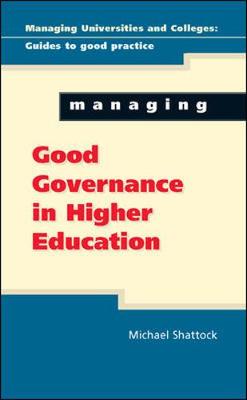 Book cover for Managing Good Governance
