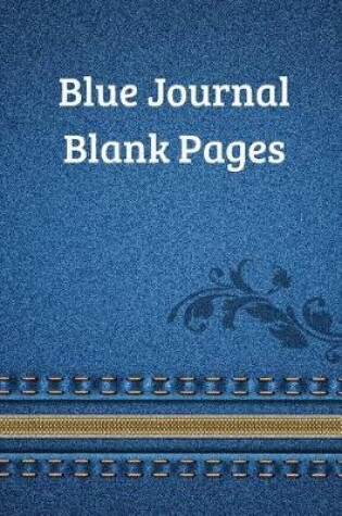 Cover of Blue Journal Blank Page