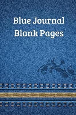 Book cover for Blue Journal Blank Page
