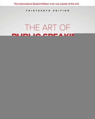 Book cover for ISE The Art of Public Speaking