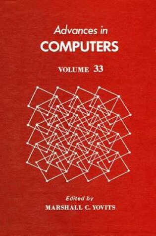 Cover of Advances in Computers Vol 33