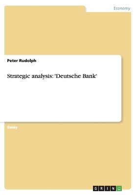 Book cover for Strategic analysis