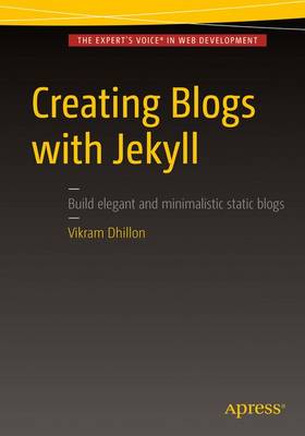 Book cover for Creating Blogs with Jekyll