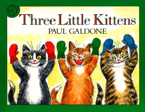 Book cover for Three Little Kittens Book & CD