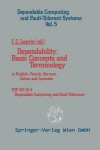 Book cover for Dependability: Basic Concepts and Terminology