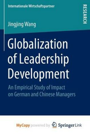 Cover of Globalization of Leadership Development