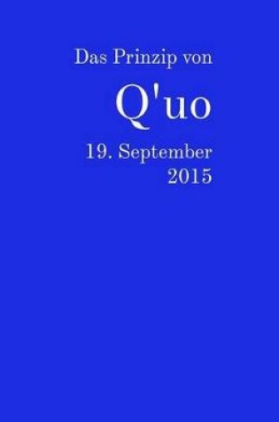 Cover of Das Prinzip von Q'uo