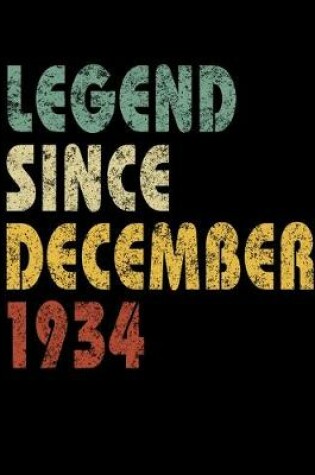 Cover of Legend Since December 1934