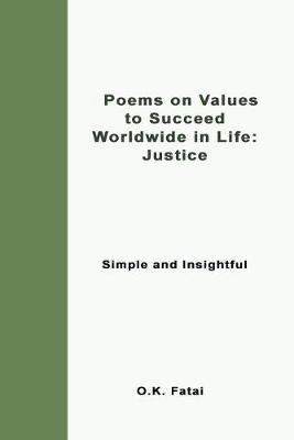 Book cover for Poems on Values to Succeed Worldwide in Life - Justice