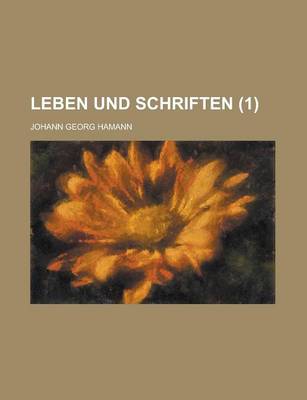 Book cover for Leben Und Schriften (1)