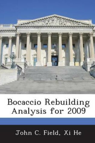 Cover of Bocaccio Rebuilding Analysis for 2009