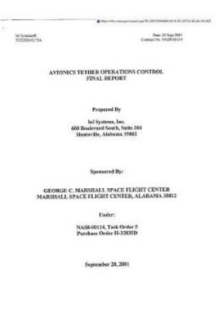 Cover of Avionics Tether Operations Control