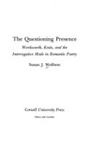 Cover of The Questioning Presence