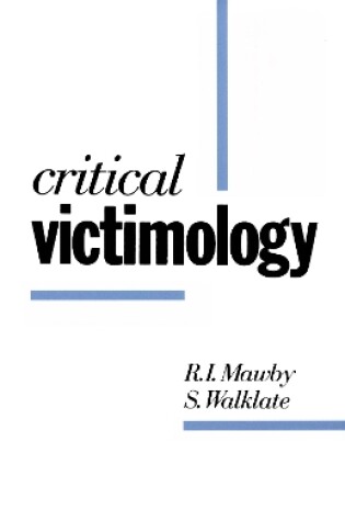 Cover of Critical Victimology