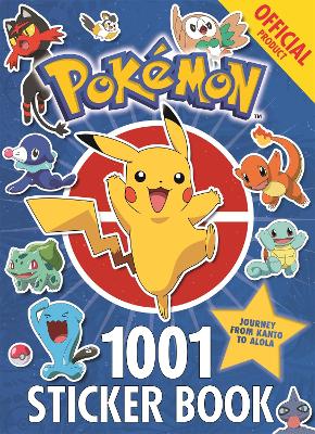 Book cover for The Official Pokémon 1001 Sticker Book