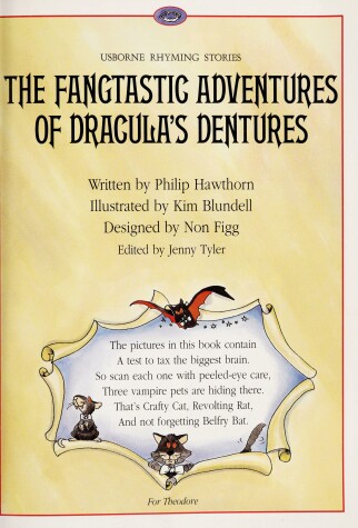 Cover of Fangtastic Adventures of Dracula's Dentures