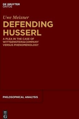 Cover of Defending Husserl