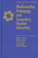 Book cover for Mathematics, Pedagogy, and Secondary Teacher Education