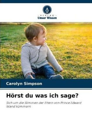 Cover of Hörst du was ich sage?