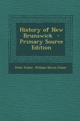 Cover of History of New Brunswick