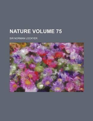 Book cover for Nature Volume 75