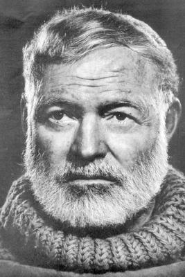 Cover of Ernest Hemingway notebook - achieve your goals, perfect 120 lined pages #1