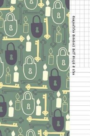 Cover of Composition Notebook Half Graph & Line