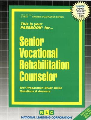 Book cover for Senior Vocational Rehabilitation Counselor