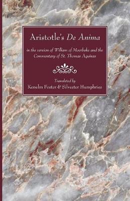 Book cover for Aristotle's De Anima