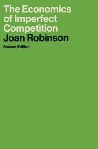 Cover of The Economics of Imperfect Competition