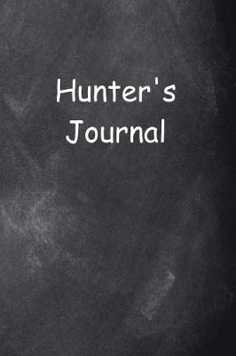 Book cover for Hunter's Journal Chalkboard Design