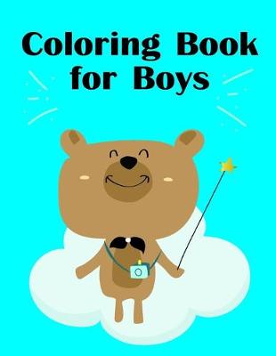 Book cover for Coloring Book for Boys