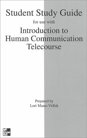 Book cover for Student Study Guide to Accompany Telecourse/Introduction to Human Communication